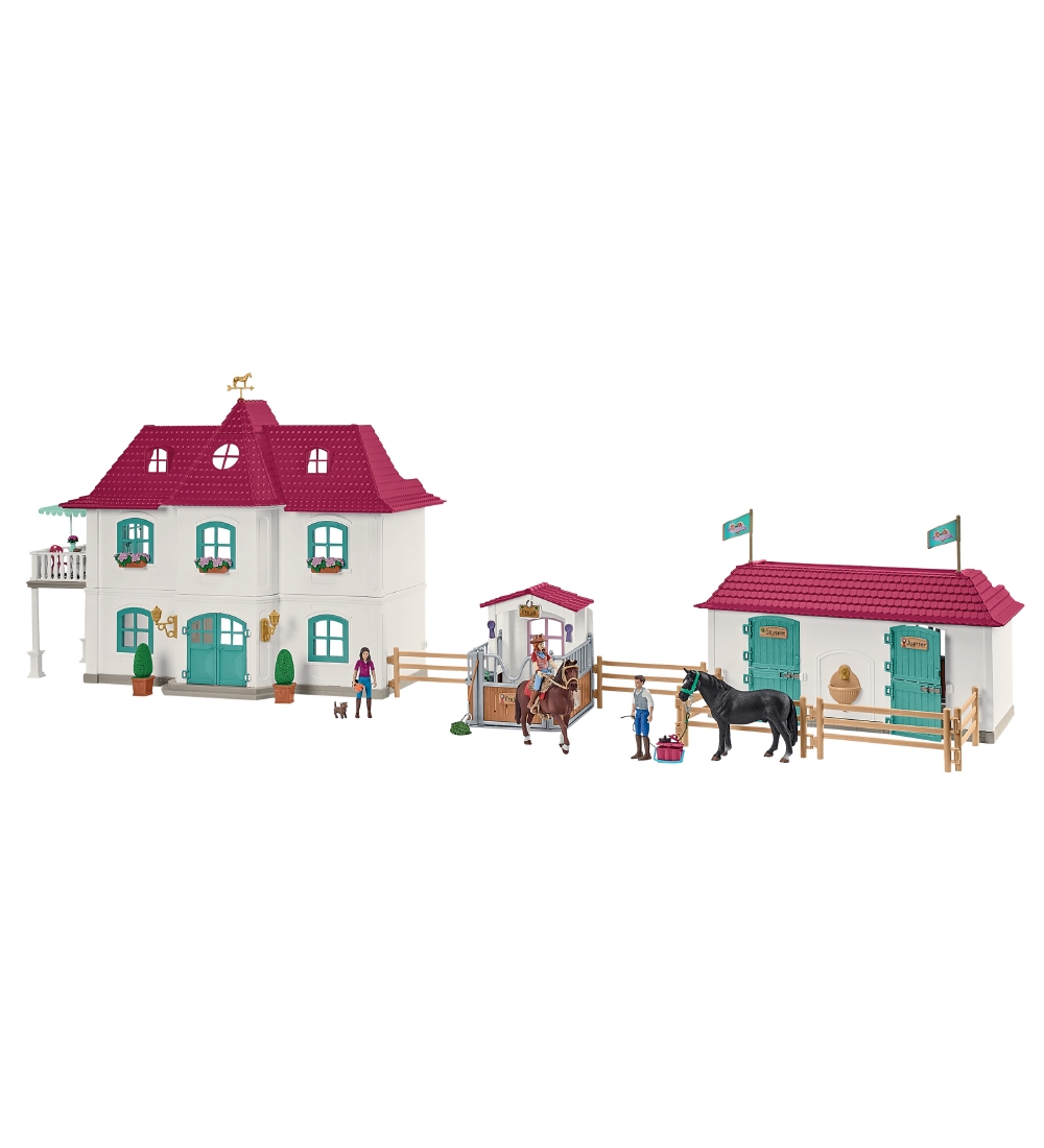 Schleich Horse Club - Aan het meer Country Huis en schuur 42551