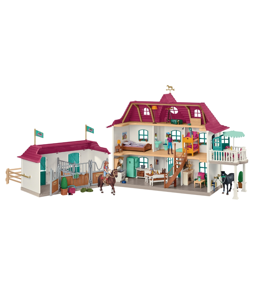 Schleich Horse Club - Aan het meer Country Huis en schuur 42551