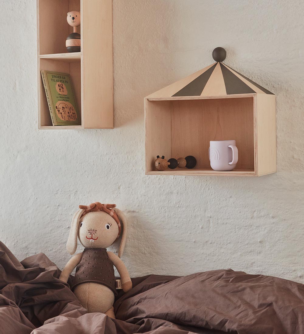 OYOY Rattle - Bear - Nature/Dark