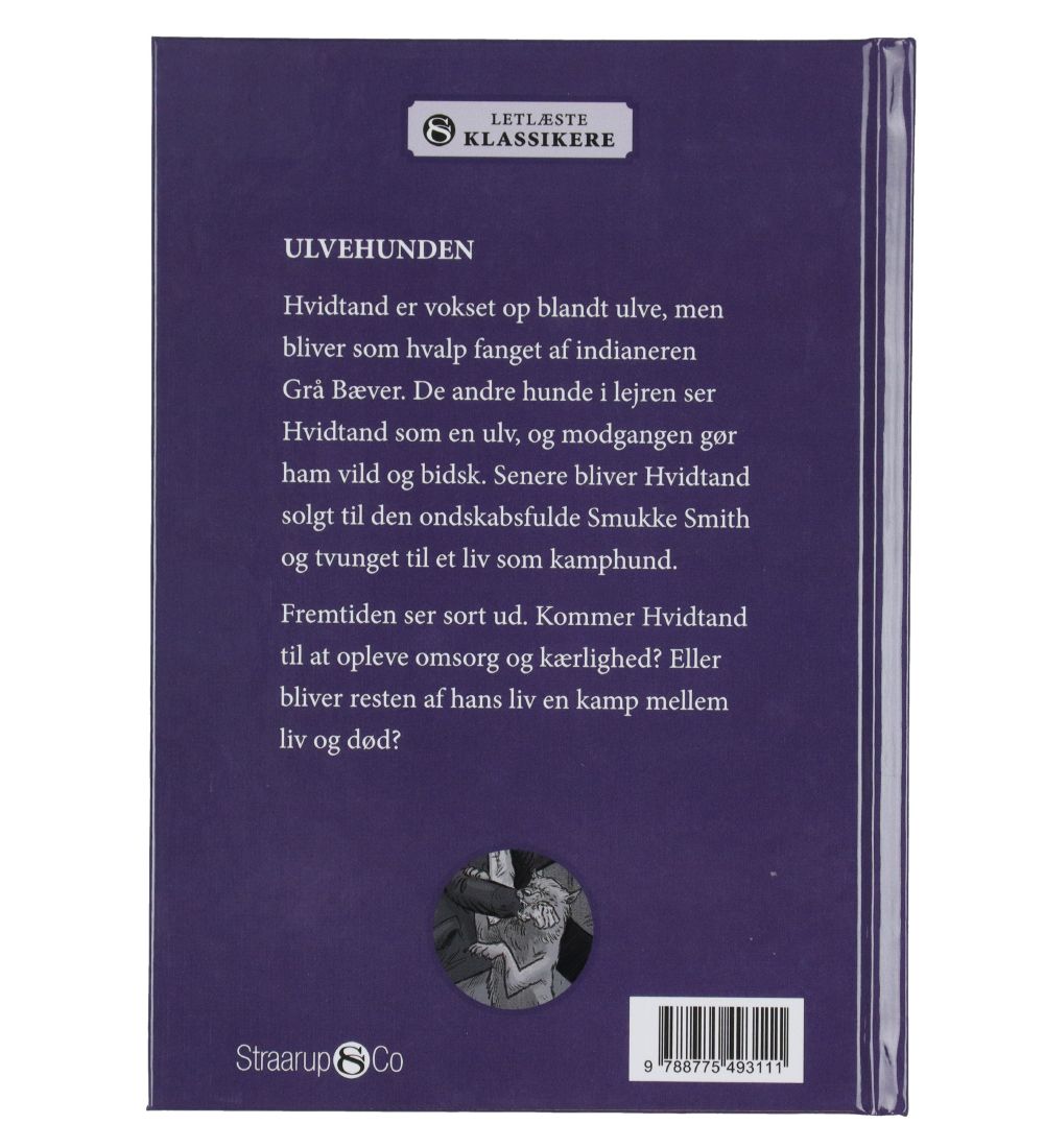 Straarup & Co Book - Easy to read Classics - Ulvehunden - Danish