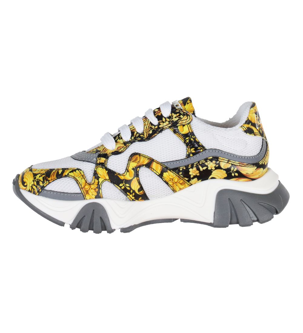 Versace Shoes - White w. Gold