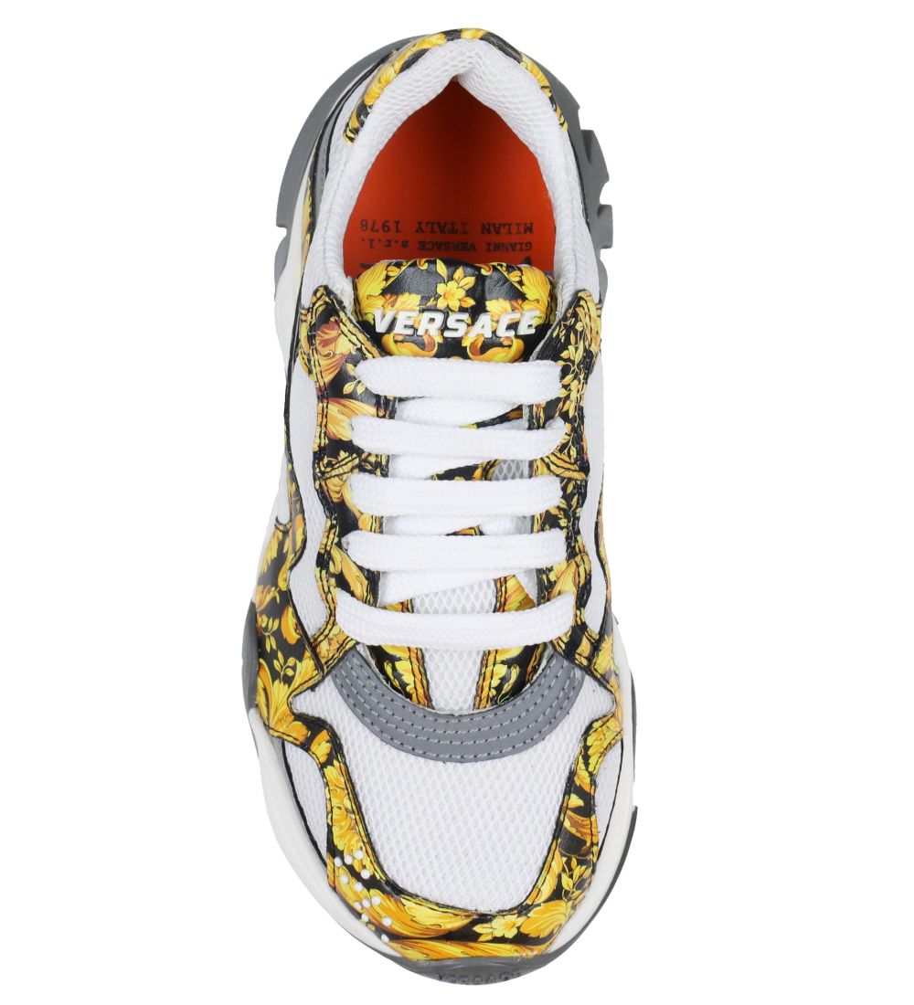 Versace Shoes - White w. Gold