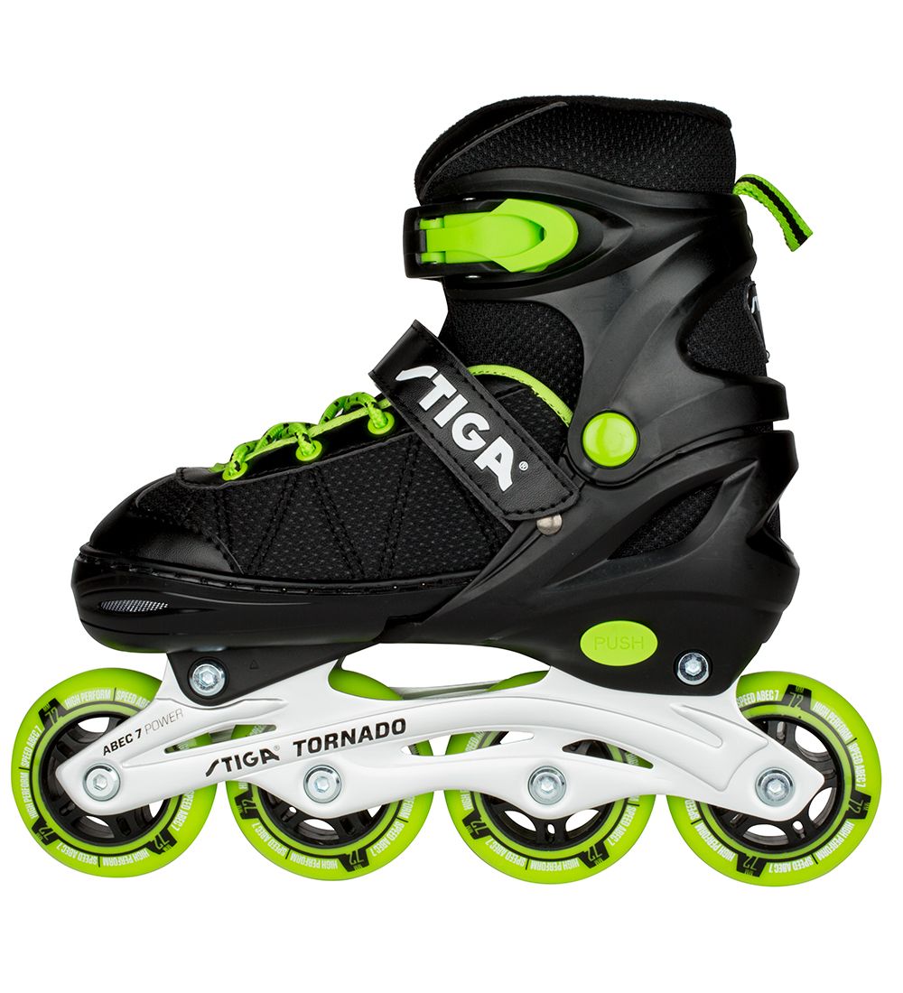 Stiga Roller Skates - Tornado - Black/Green