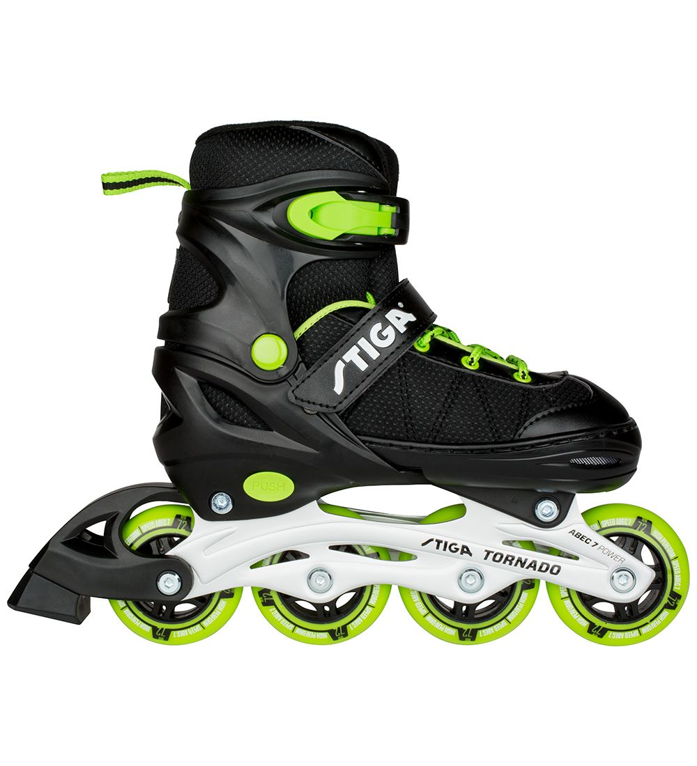 Stiga Roller Skates - Tornado - Black/Green