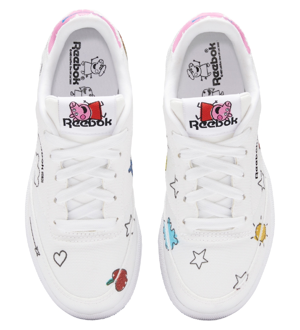 Reebok Schuhe - Club - Weiß m. Peppa Wutz