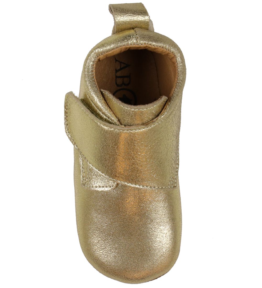Above Copenhagen Soft Sole Leather Shoes - Gold
