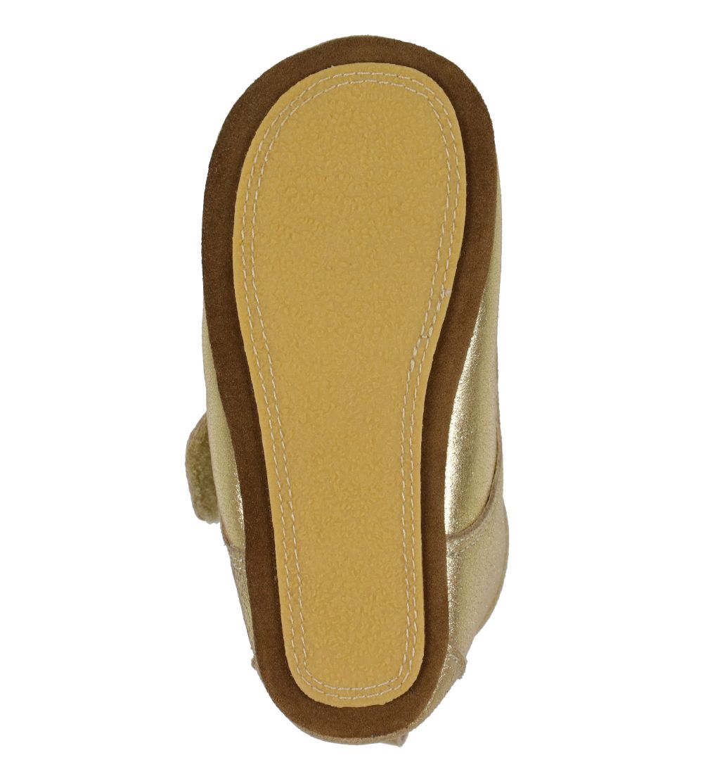 Above Copenhagen Soft Sole Leather Shoes - Gold