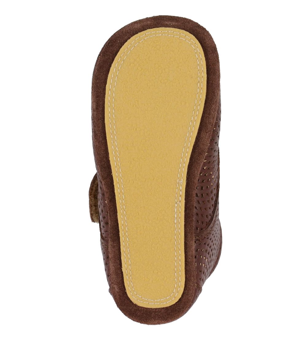 Above Copenhagen Soft Sole Leather Shoes - Bodeaux Gold