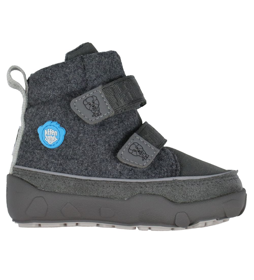 Affenzahn Winter Boots - Dog - Tex - Comfy Walk - Dark Gre