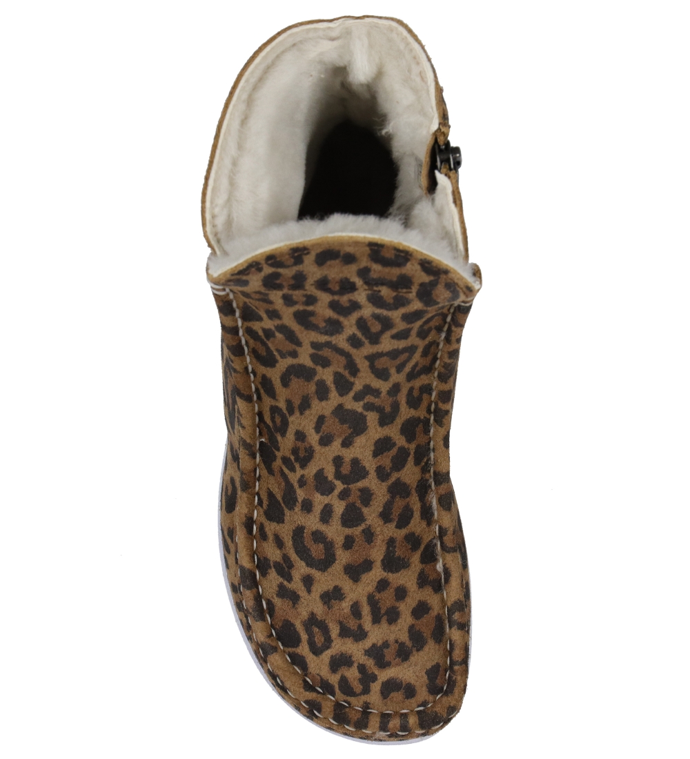 Nature Winter Boots w. For - Nanna - Leopard