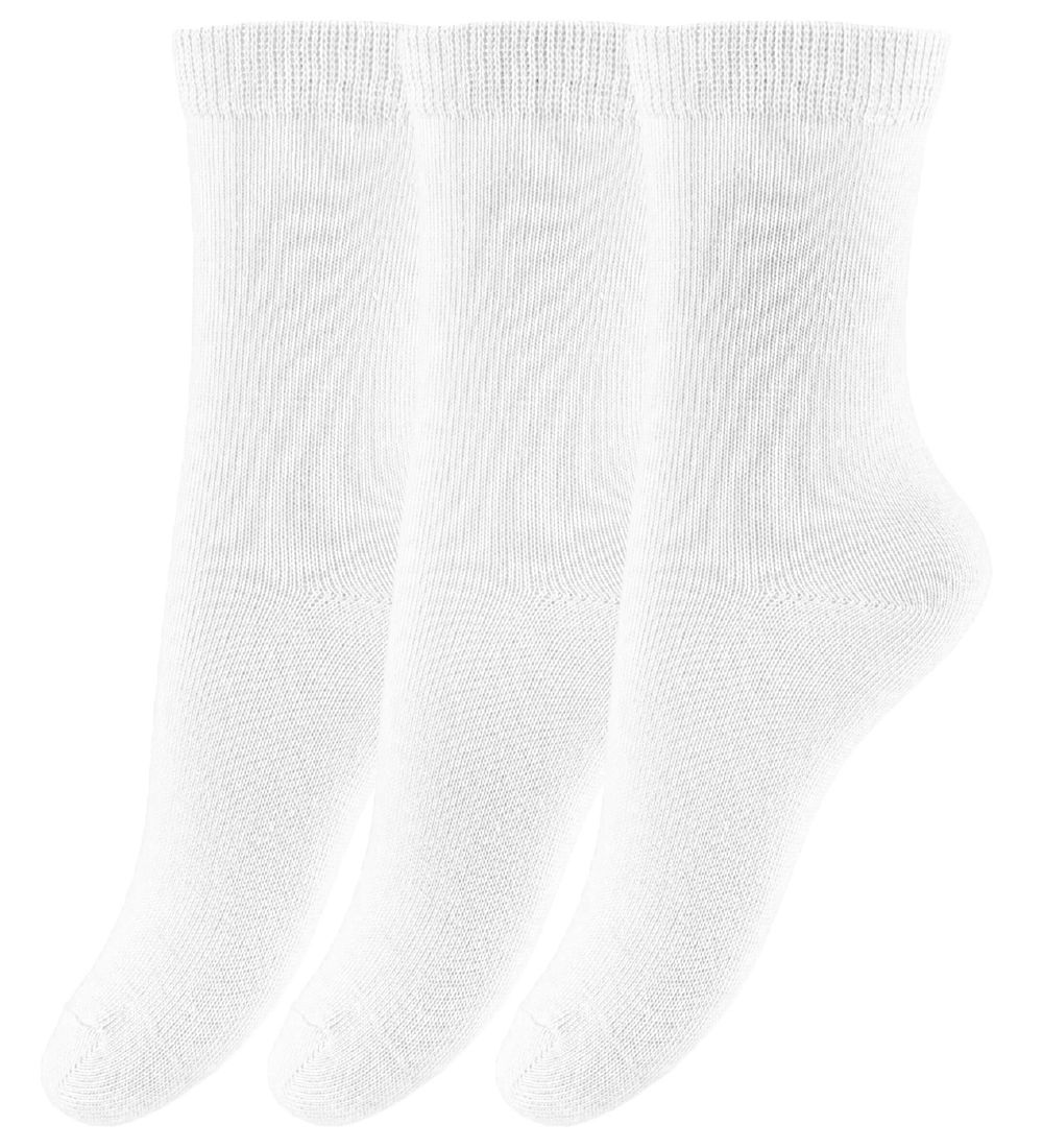 Melton Socks - 3-Pack - White