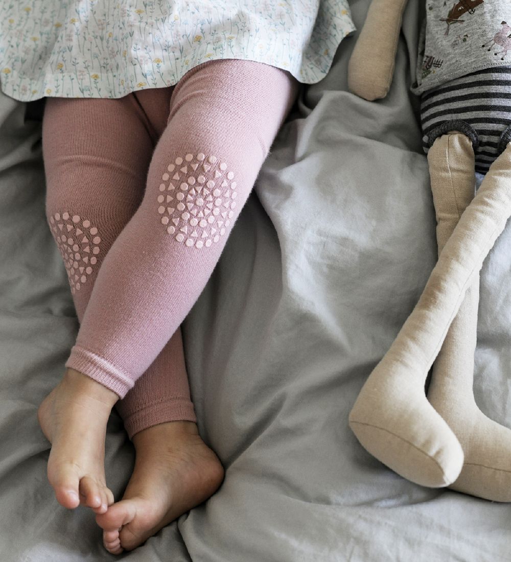 GoBabyGo Non-Slip Leggings - Rose