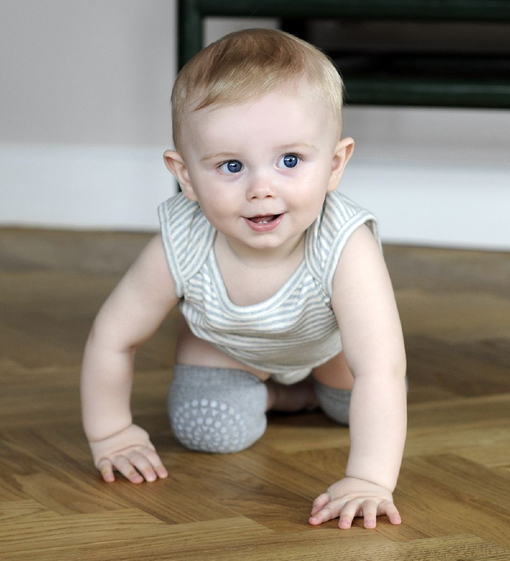 GoBabyGo Knee Pads - Non-Slip - Grey Melange