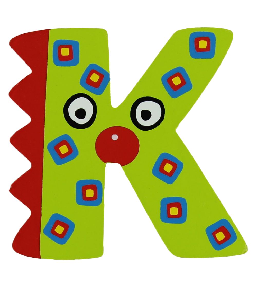 Petit Jour Paris Gek Bird Letter - K - Limoen Groen