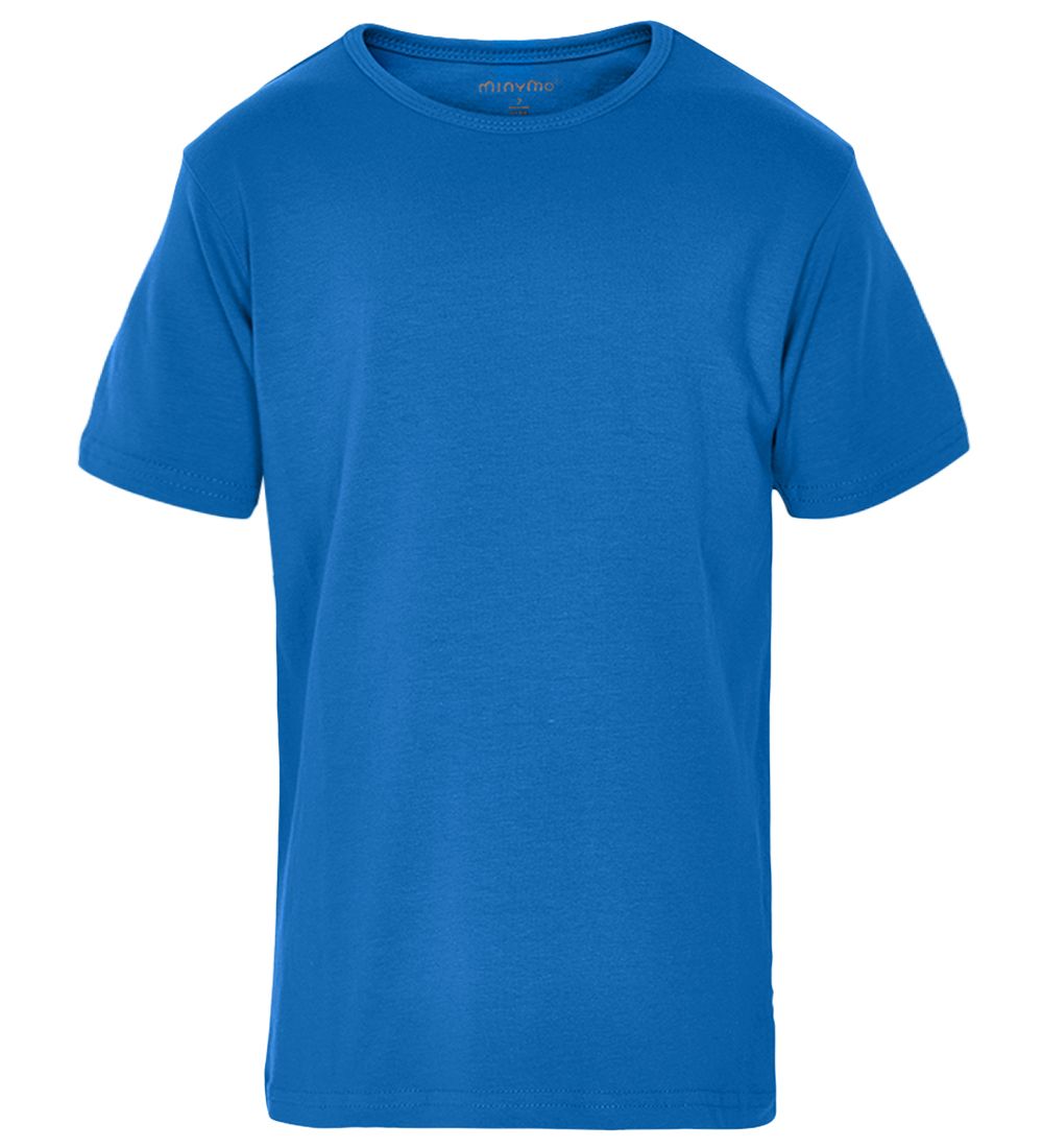 Minymo T-shirt - 2-Pack - Blue/Grey