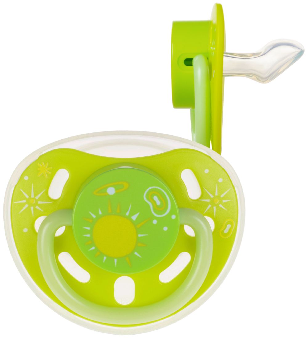KidsMe Pacifier - Lime w. Glow-In-The-Dark Ring