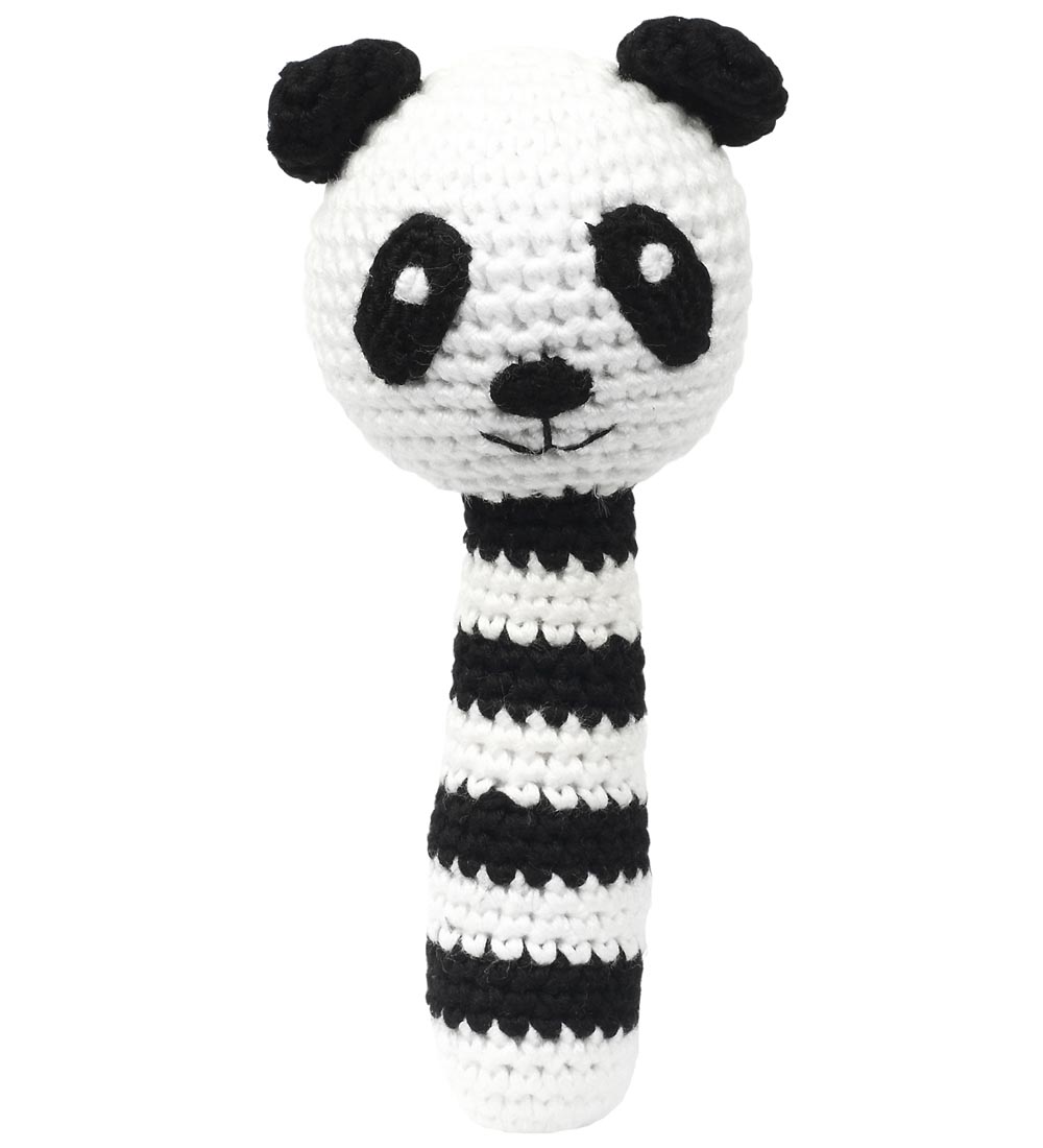 NatureZoo Rattle - Sir Panda - Black/White