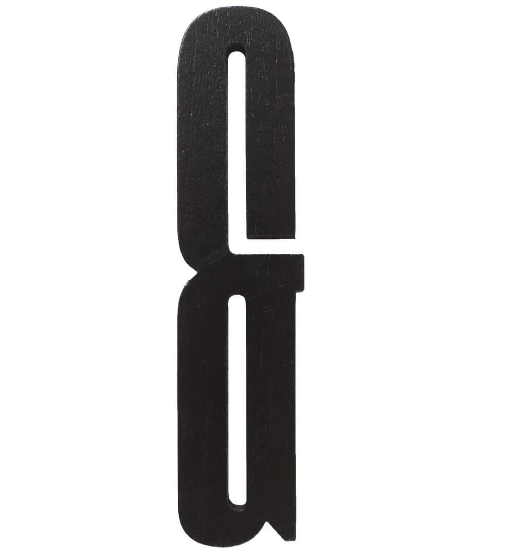 Design Letters Bókstafir úr tré - & - Svart