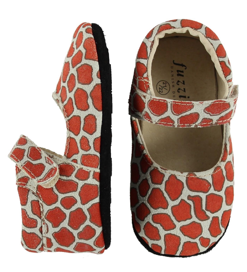 Chaussons Ballerines Fuzzies - Gry - Imprimé Girafe