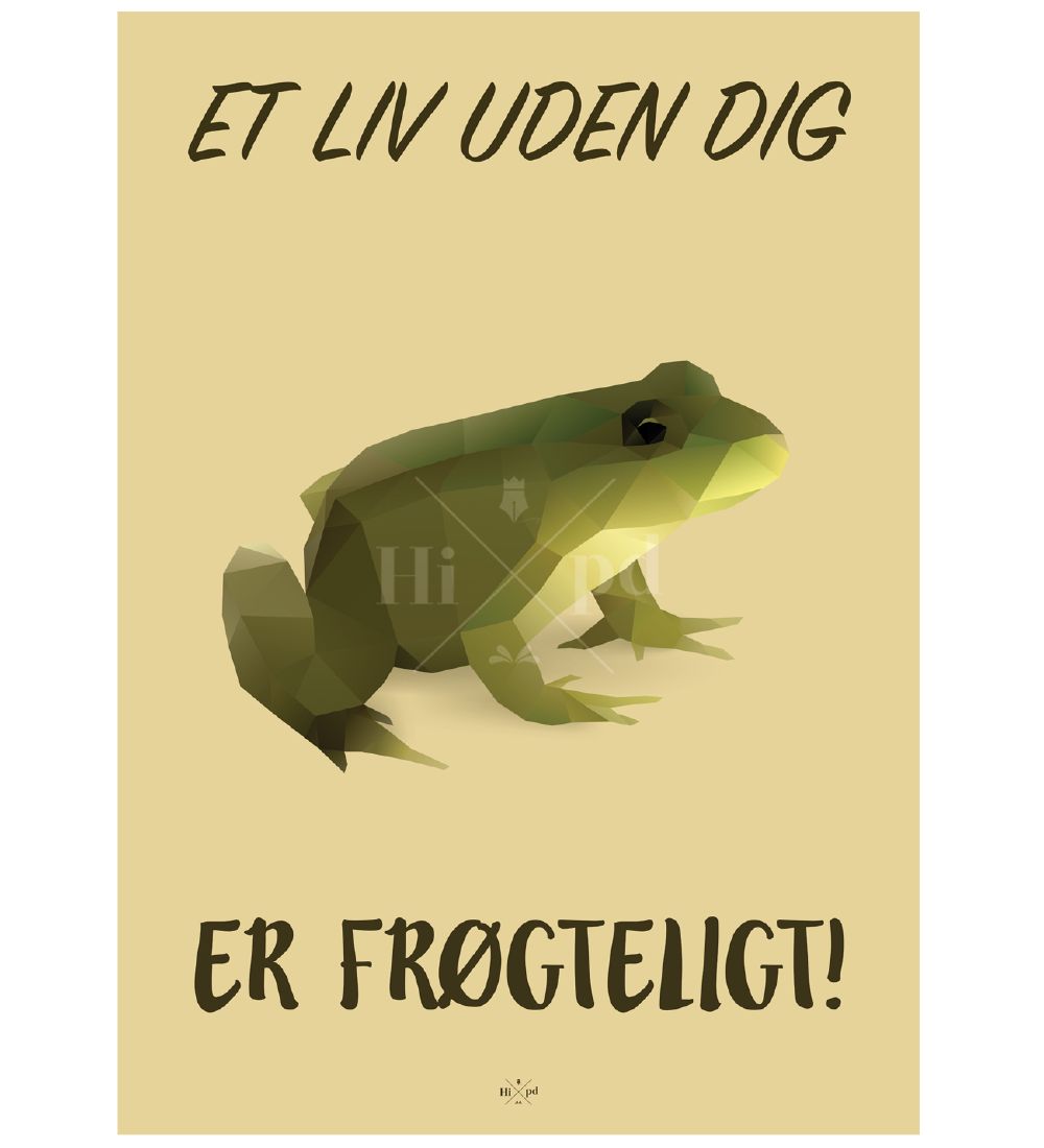 Hipd Poster - 50x70 - Frog