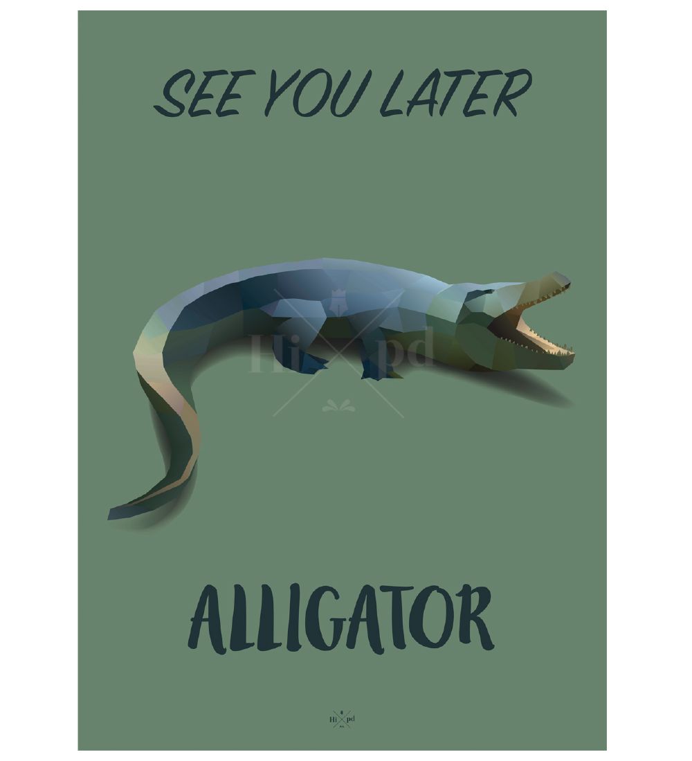 Hipd Poster - A4 - Alligator