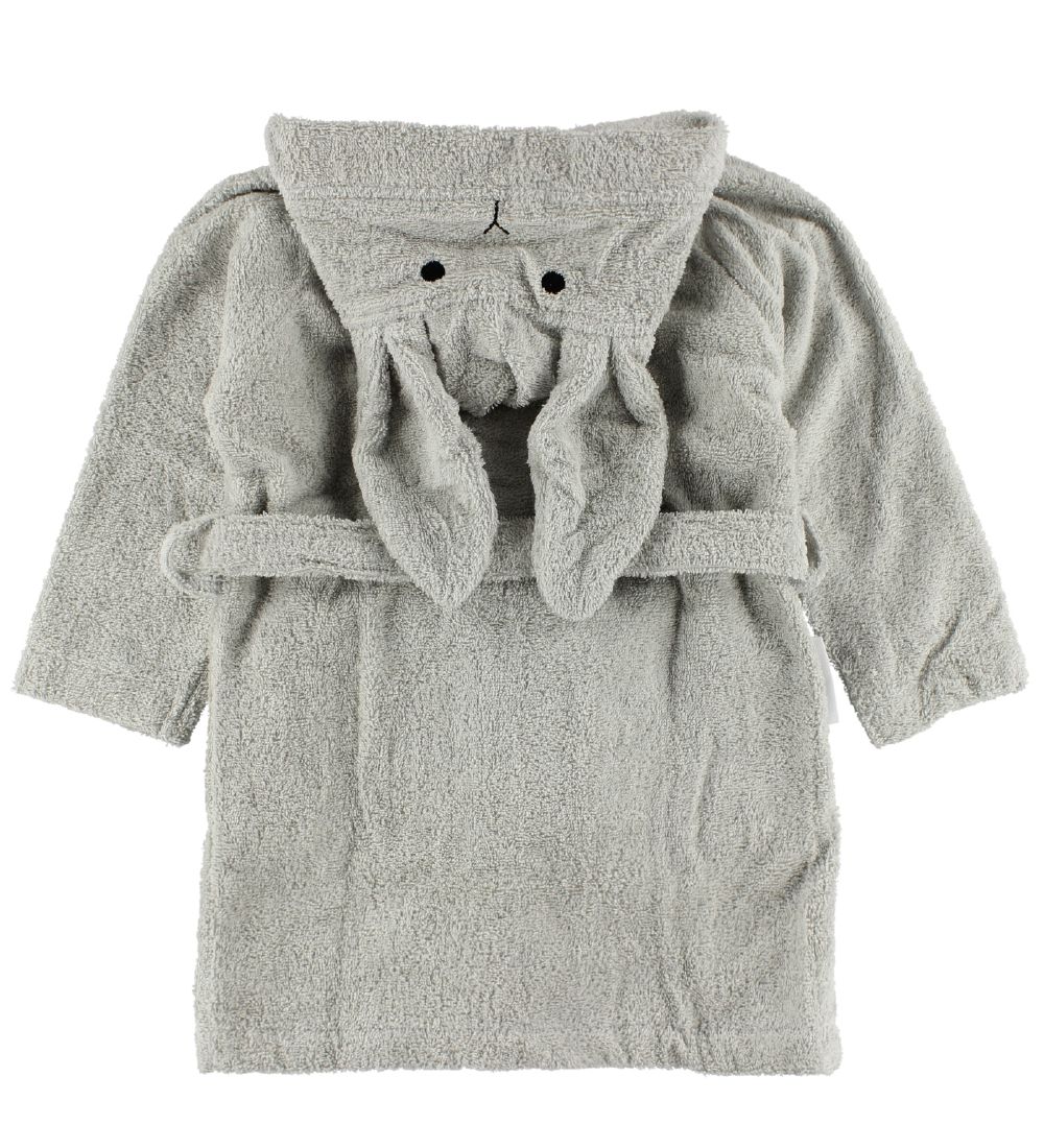Liewood Bathrobe - Grey w. Rabbit