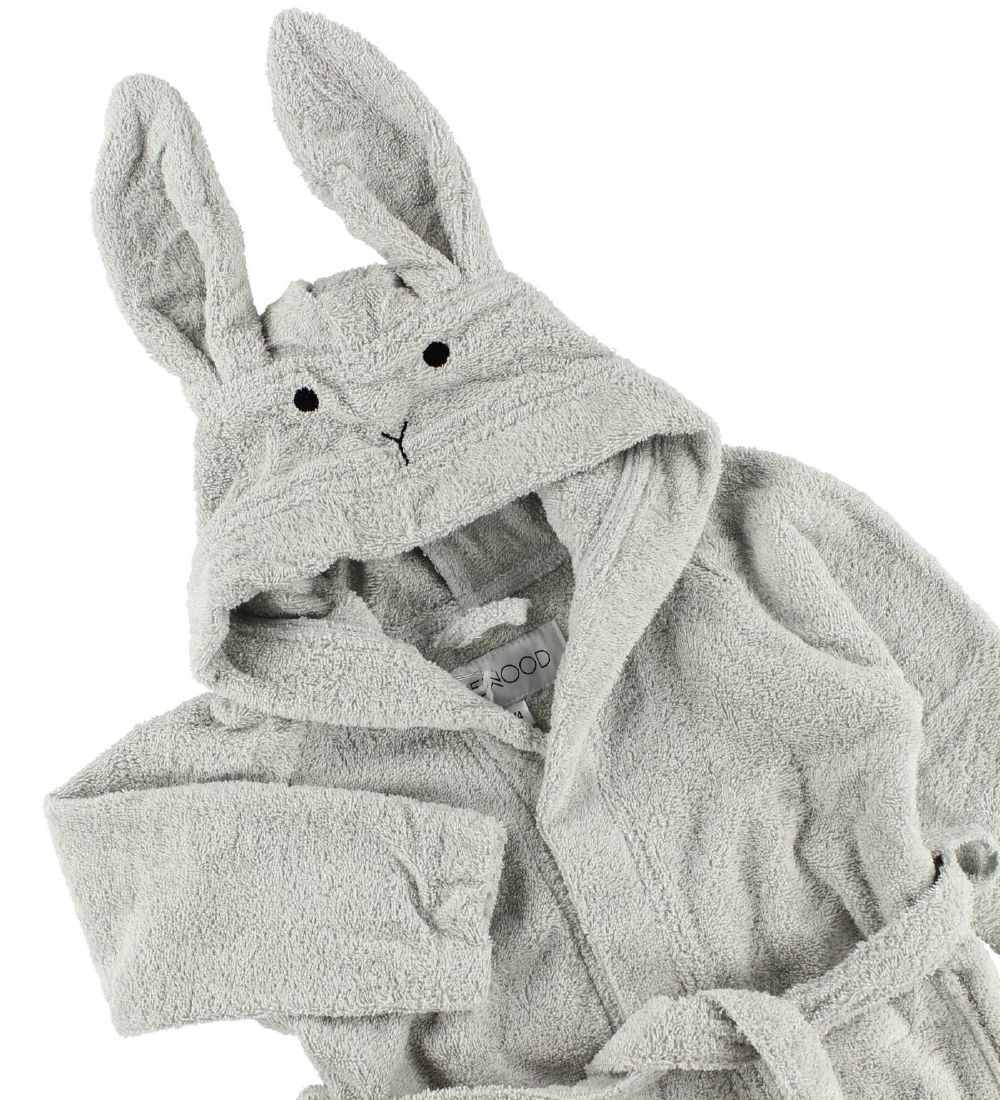 Liewood Bathrobe - Grey w. Rabbit