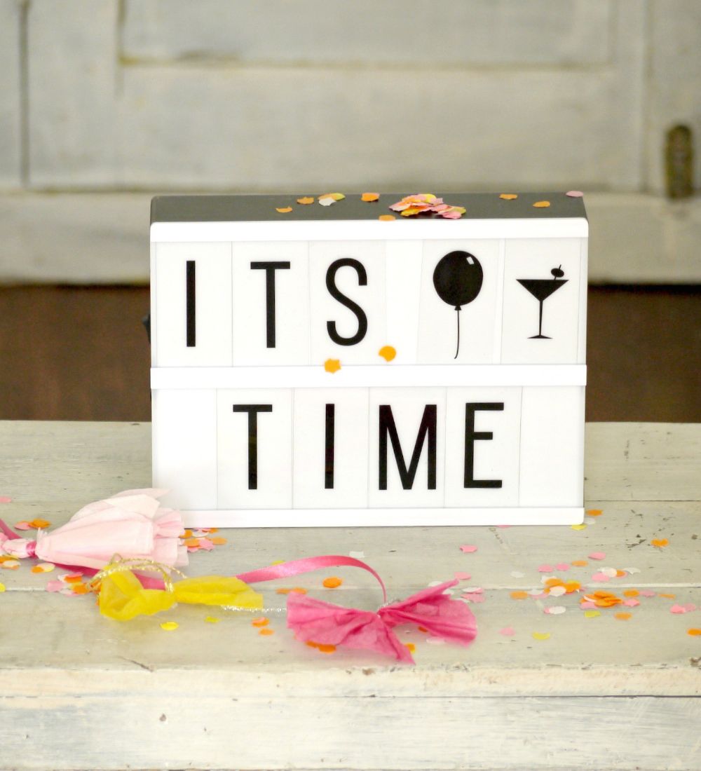 A Little Lovely Company Light Box Symbol Set - Numbers & Symbols