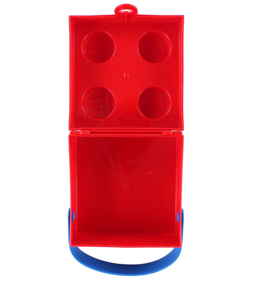 Boîte à Repas av. Poignée LEGO® Storage - 4 Boutons - Rouge