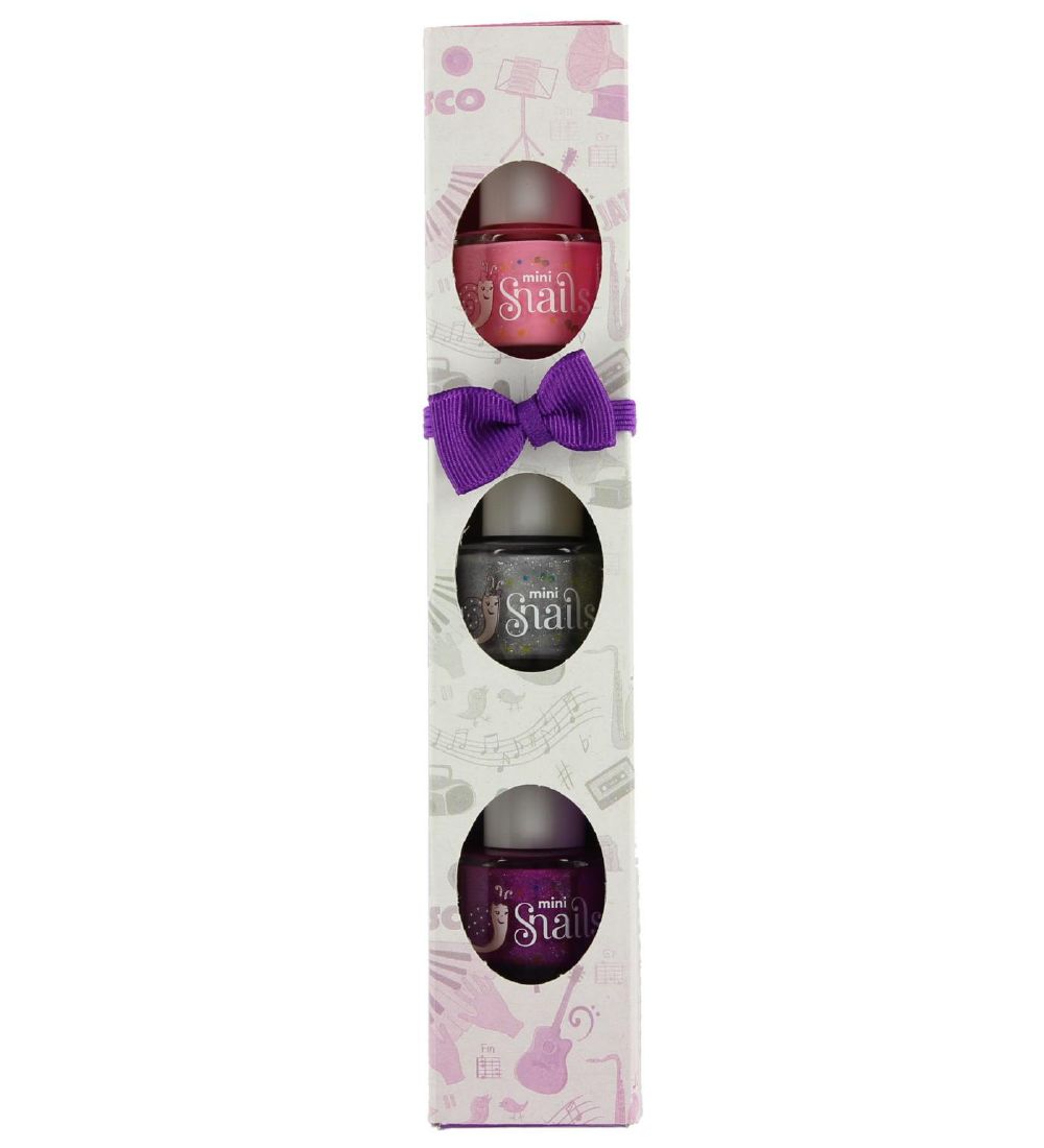 Snails Nail Polish - 3-Pack - Pinky Pink/Silvermist/Raspberry Pi