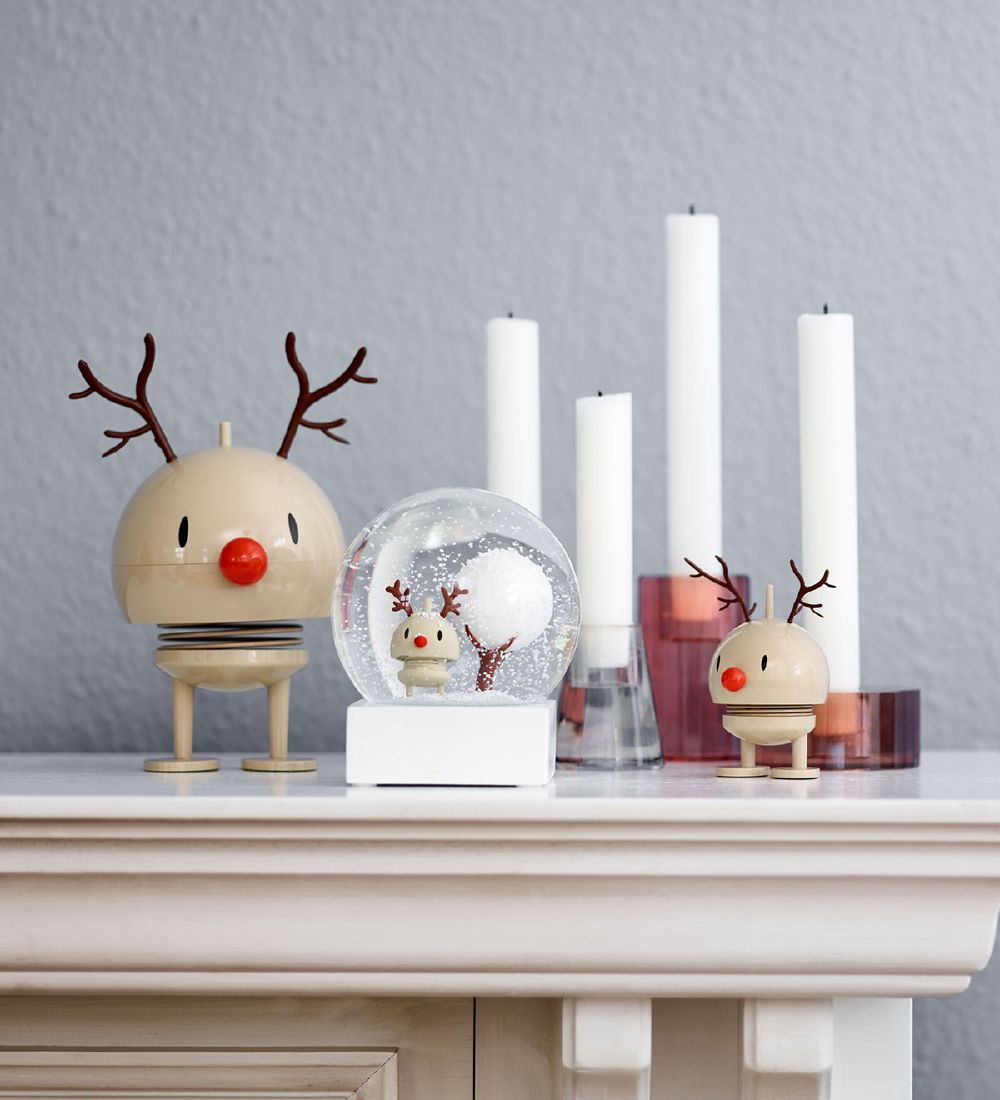 Hoptimist Baby Bumble - Rudolf - 10 cm - Brown