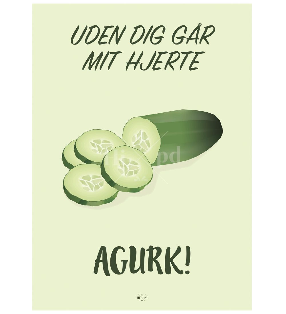 Hipd Poster - A4 - Cucumber