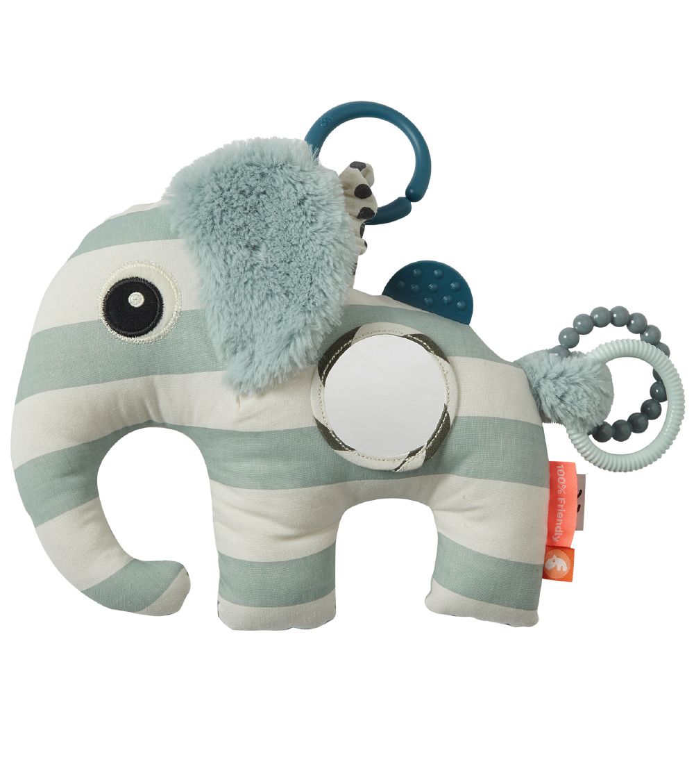 Done By Deer Activity Toy - Elphee - 23 cm - Mint/White