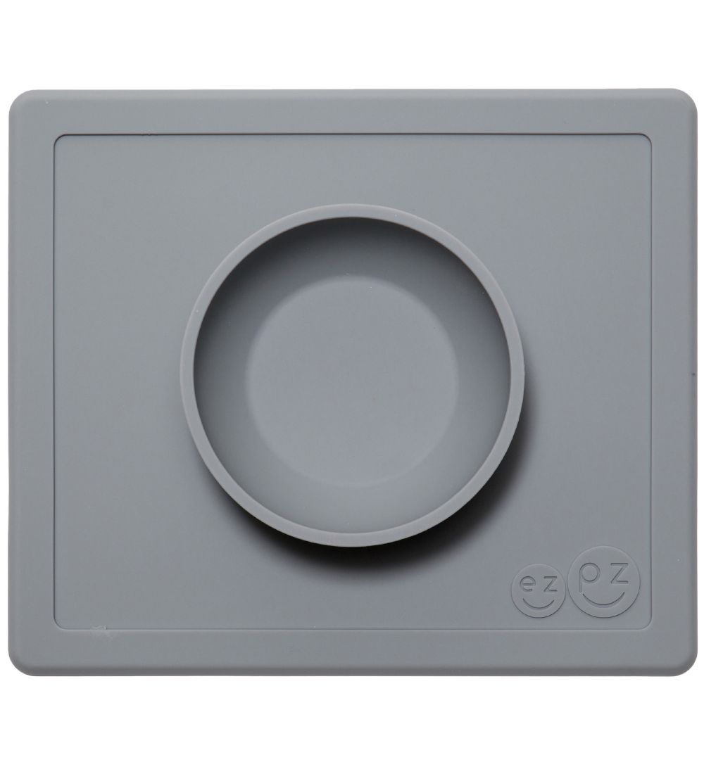 EzPz Happy Bowl - Silicone - Dark Grey