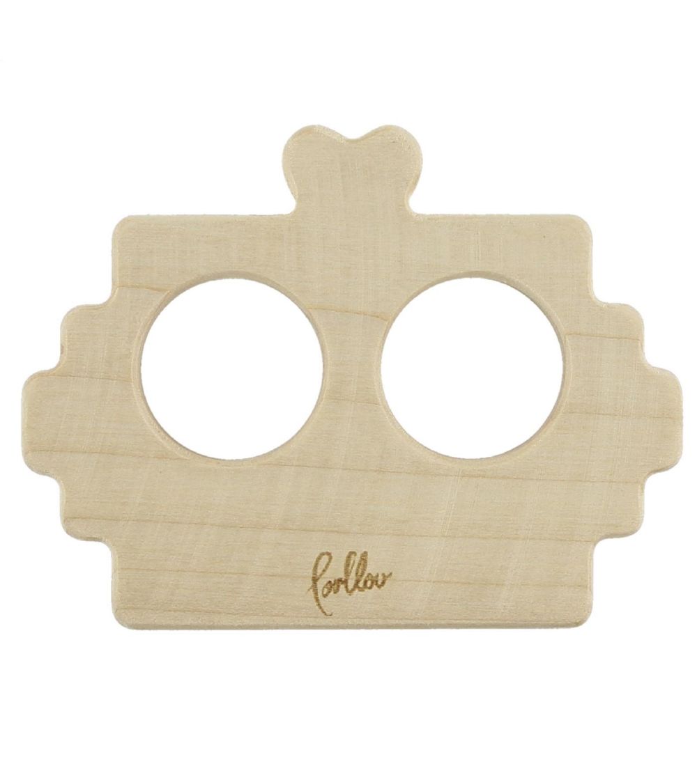 Loullou Teether - Wood - Robot