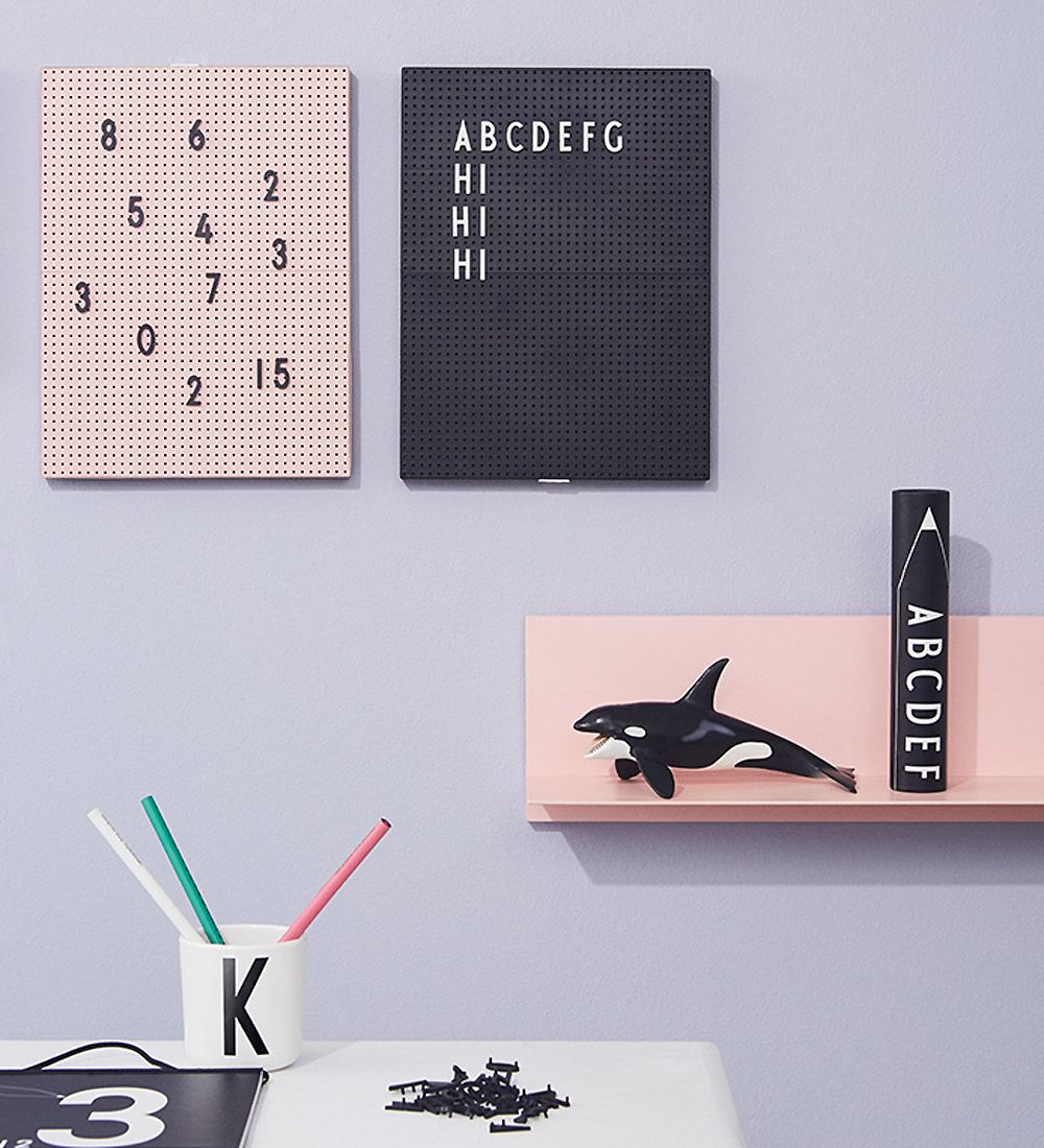 Design Letters 칠판 - A4 - 검은색
