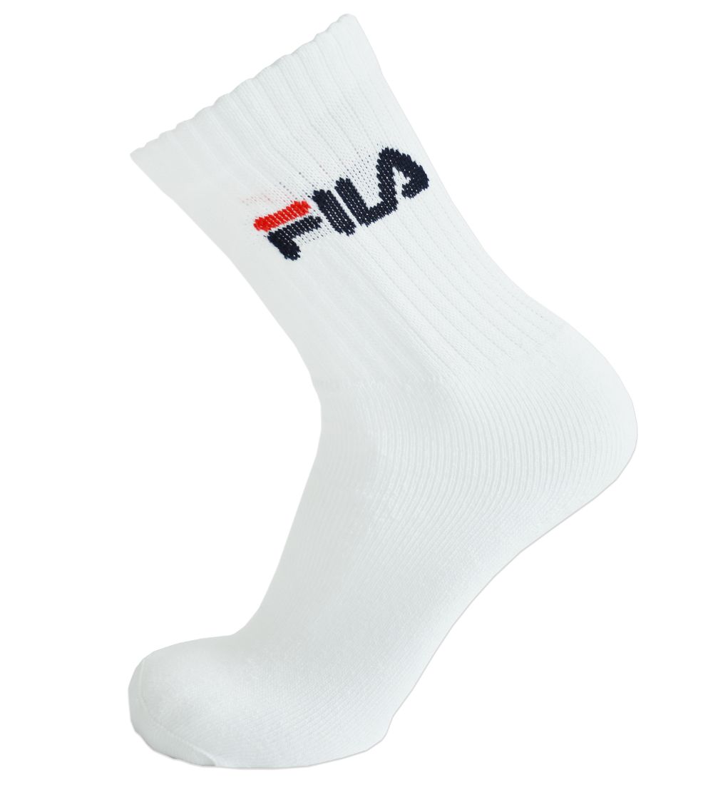 Fila Íþróttasokkar - 3 Pakki - Hvítt