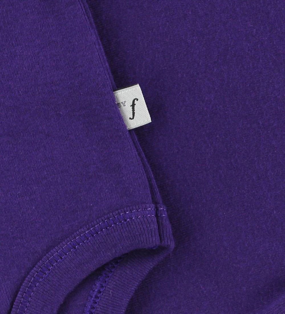 Fuzzies Bodysuit L/S - Purple