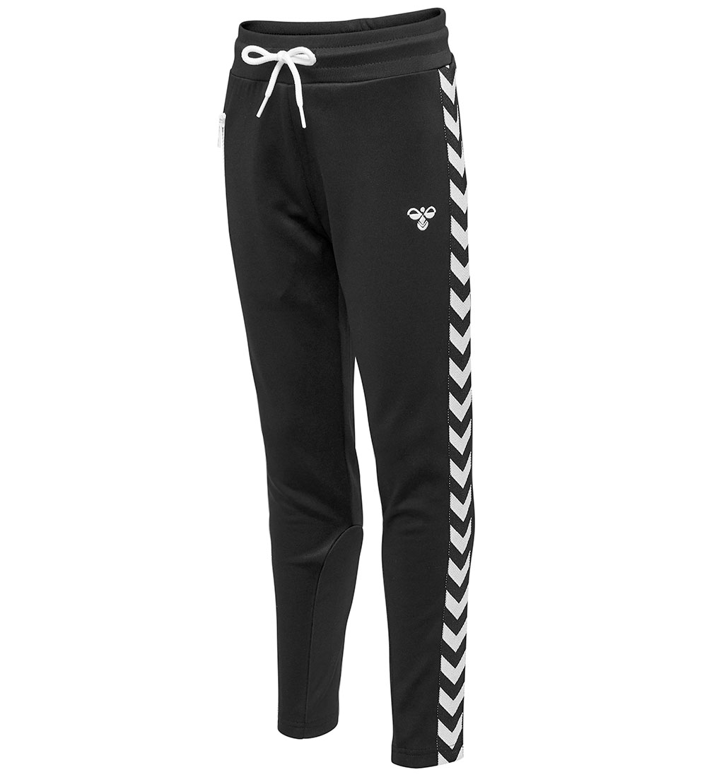 Hummel Trousers - HMLCactus - Black w. White Logo