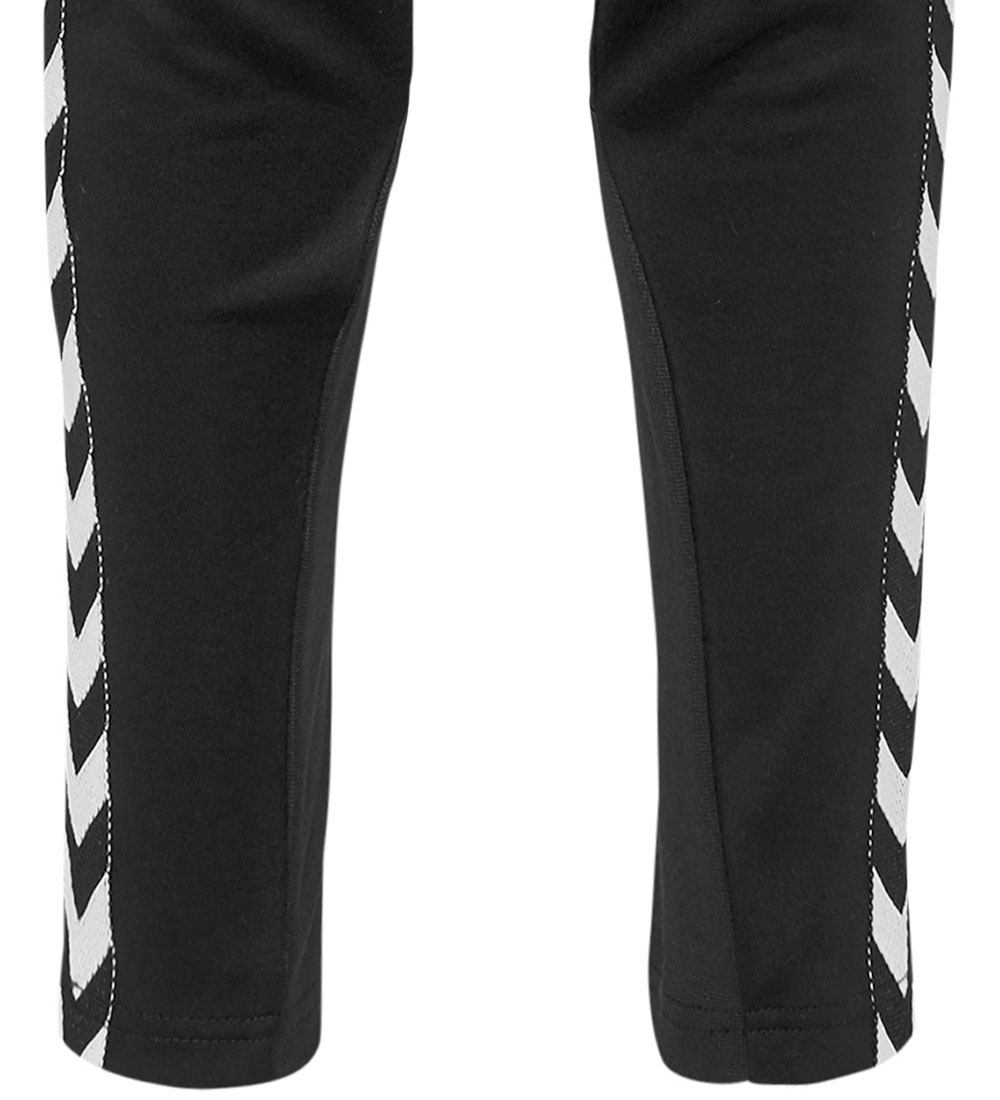 Hummel Trousers - HMLCactus - Black w. White Logo