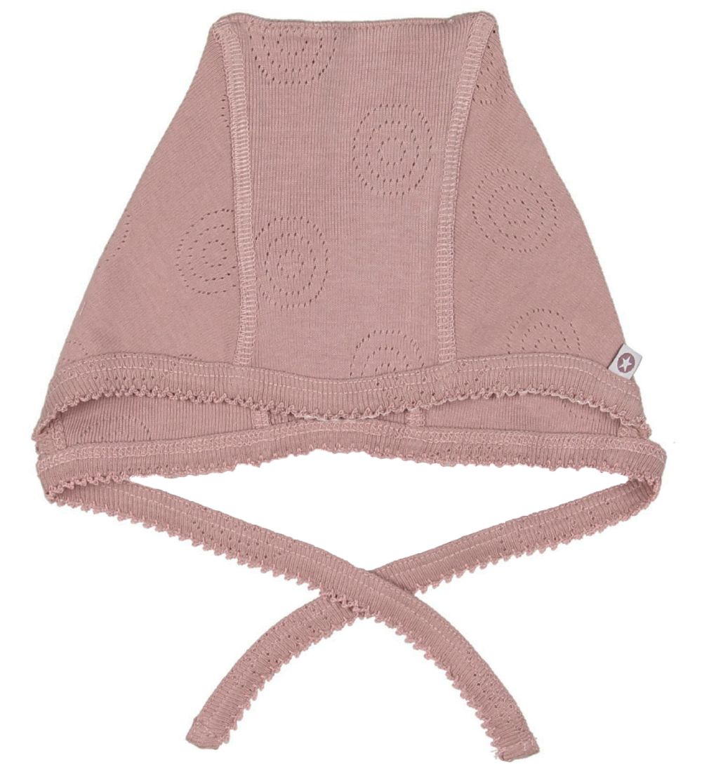 Smallstuff Baby Hat - Powder w. Pointelle