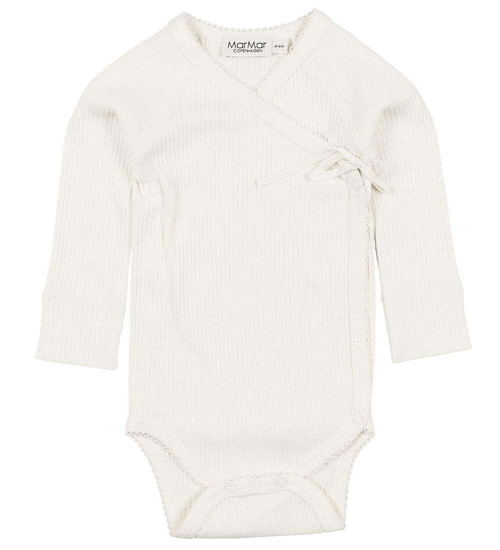 MarMar Wrap Bodysuit L/S - Off-White
