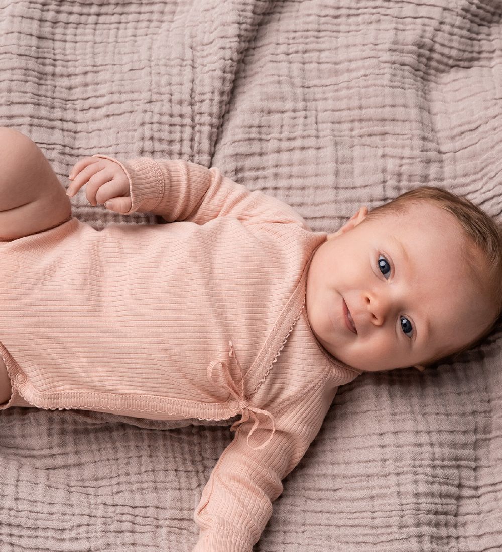 MarMar Wrap Bodysuit L/S - Rose