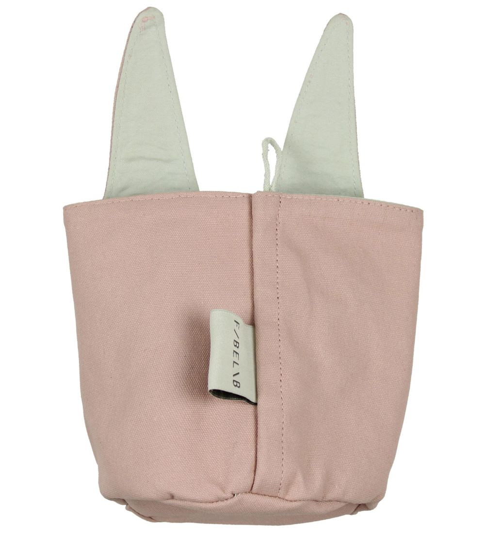 Fabelab Storage Bag - 16x10 - Cute Bunny - Pink