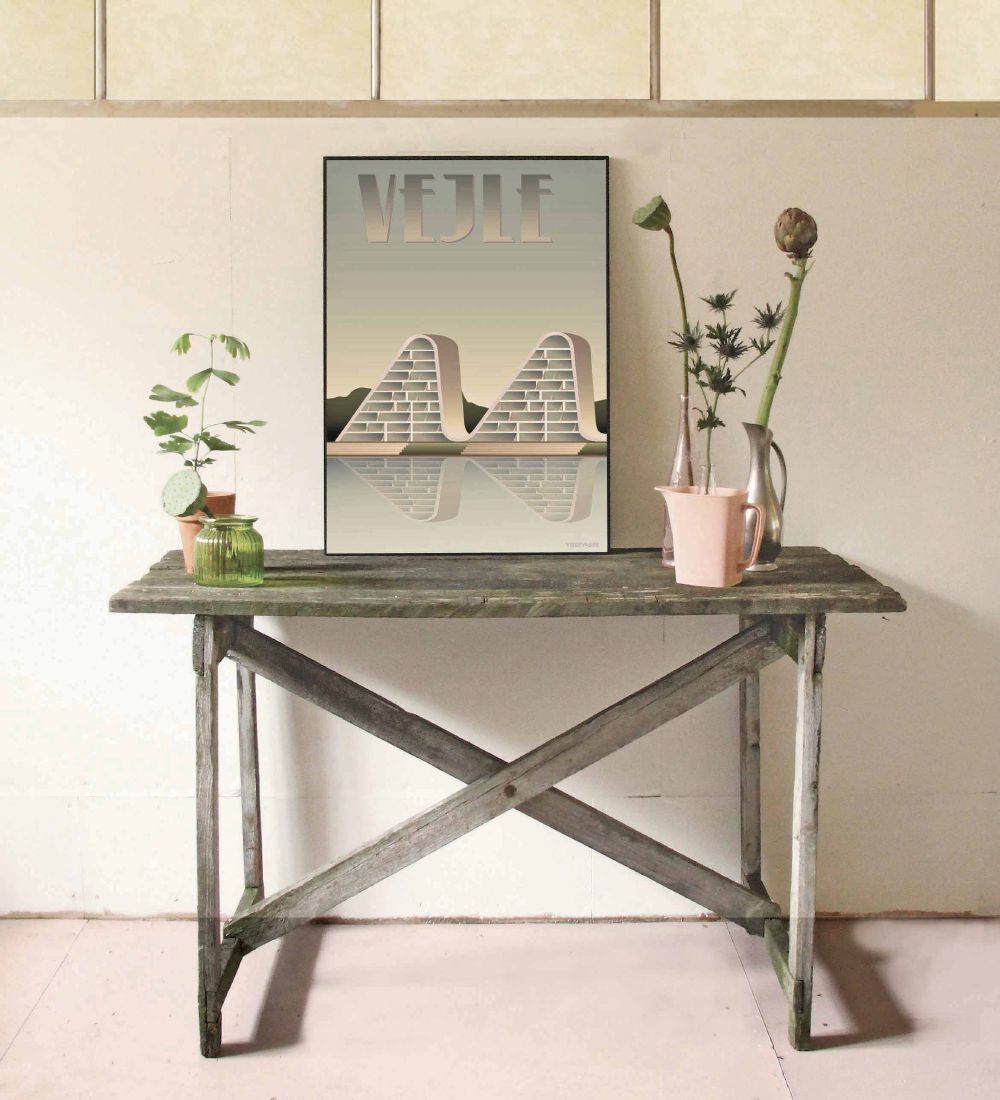 Vissevasse Poster - 30x40 - Vejle - Wave