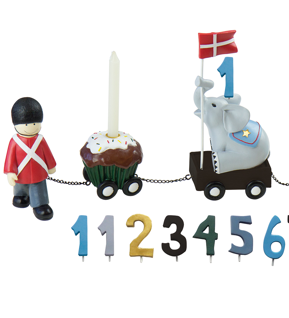 Kids by Friis Geburtstagszug - 45 cm - Soldat