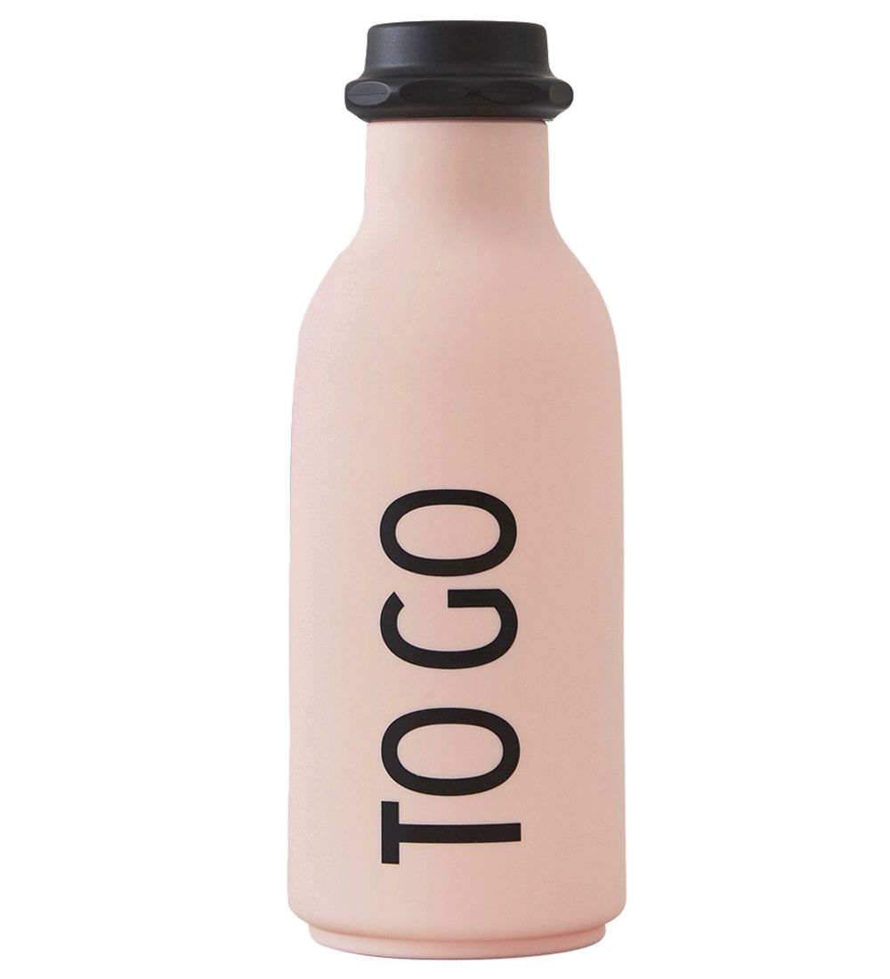 Design Letters Juomapullo - 500 ml - Vaaleanpunainen M. To Go