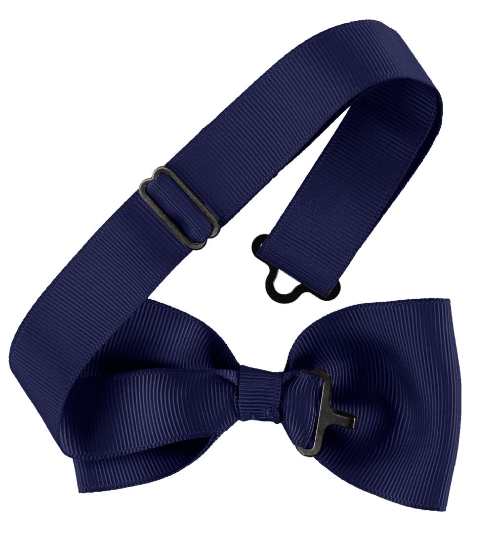 By Stær Bow Tie - Grosgrain - Navy w. Structure