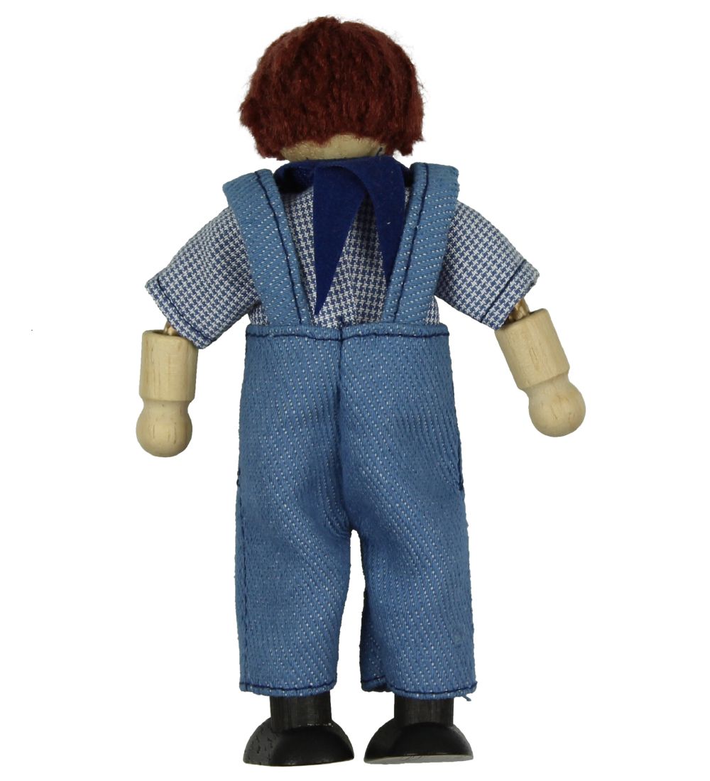 PlanToys Doll - Wood - Farmer - 13 cm