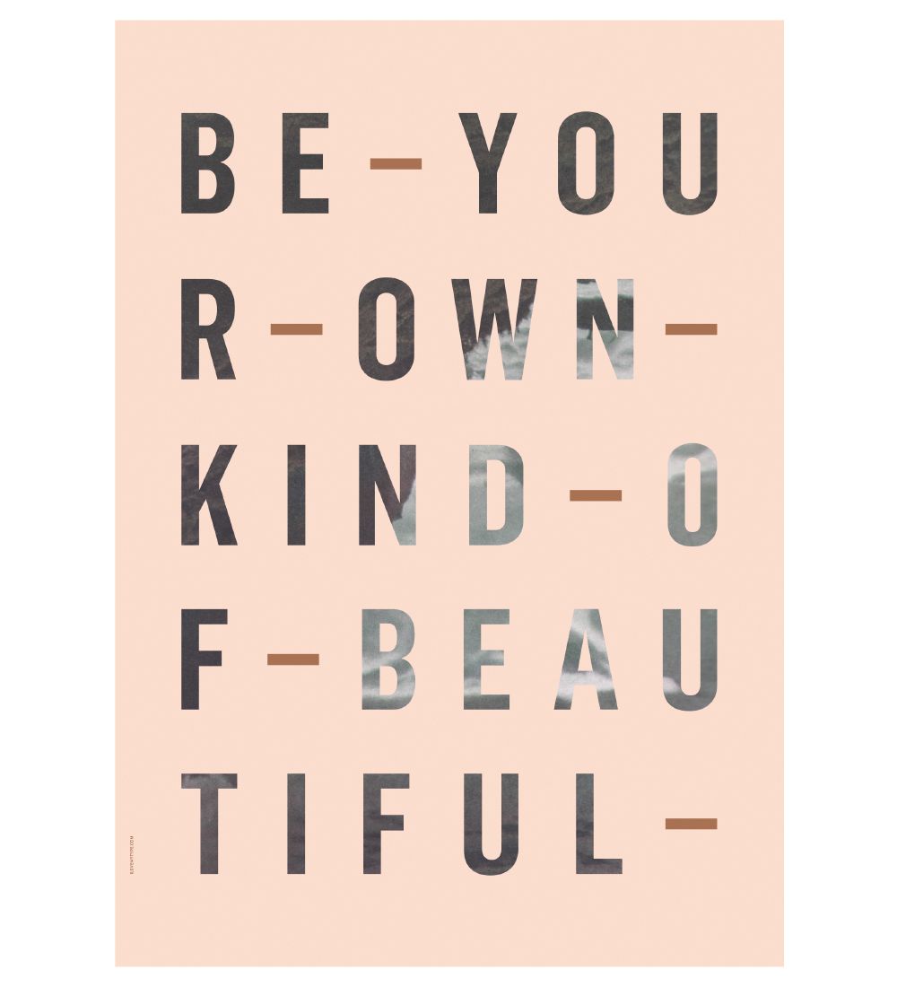 I Love My Type Juliste - A3 - Just My Type - Be Your Own Kind